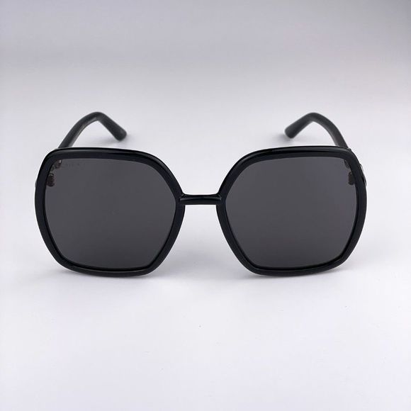 Gucci  GG0890S 001 Sunglasses Black Gray Square Women - Picture 1 of 12